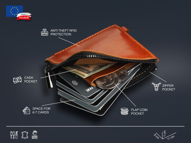 Logo trade business gift photo of: Minimal wallet 1932141