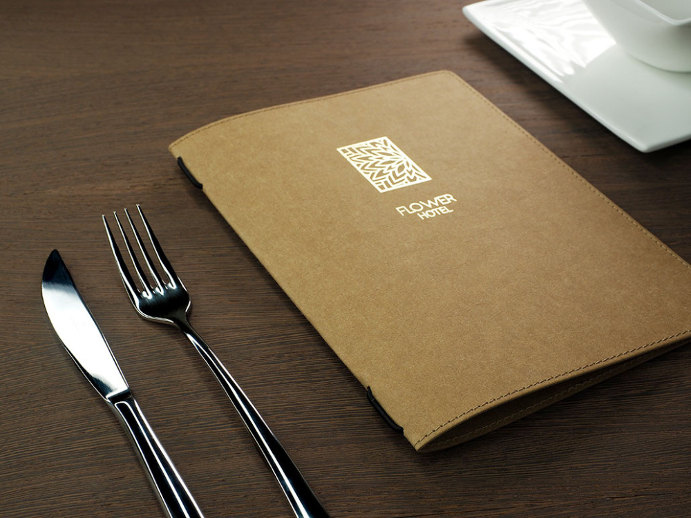 Logo trade promotional giveaways picture of: Menu cover Ambiente 1179106