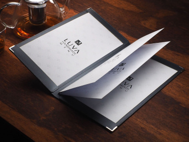 Logo trade corporate gifts image of: Menu cover Fine Dining Pro 1633319