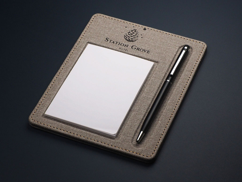 Logo trade promotional giveaways image of: Hotel notepad 1136321