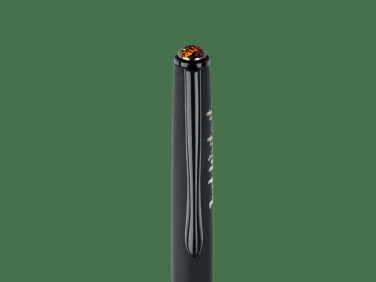 Logo trade promotional giveaways picture of: Ball pen with AMBER stone 2070036