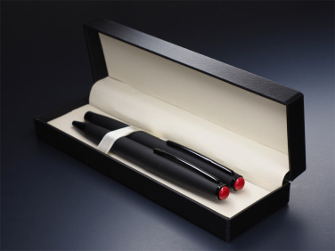 Logo trade promotional gifts image of: Coral stone Pen set 1285036