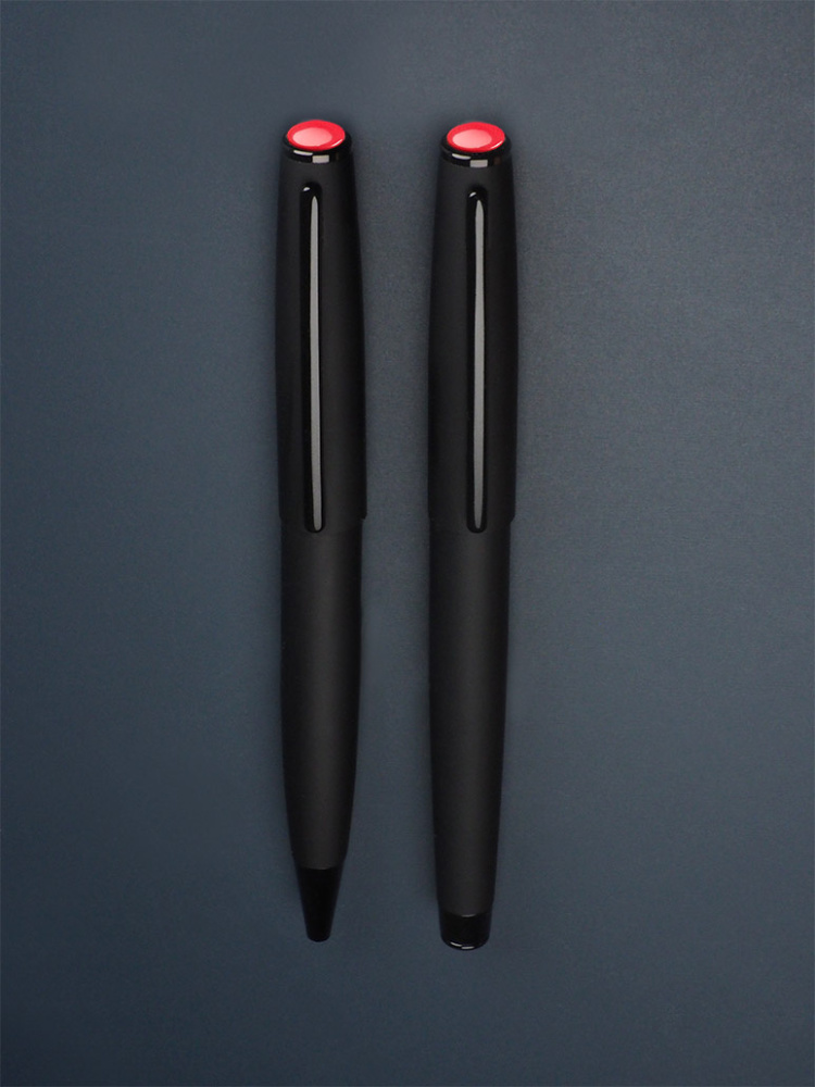 Logo trade corporate gifts image of: Coral stone Pen set 1285036