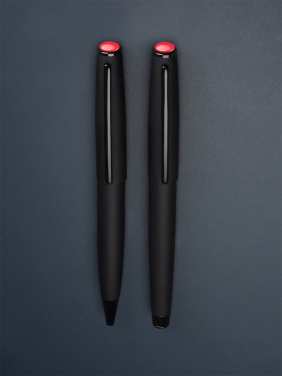 Logo trade corporate gift photo of: Coral stone Pen set 1285036