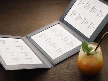 Logo trade promotional merchandise picture of: Menu 1112094