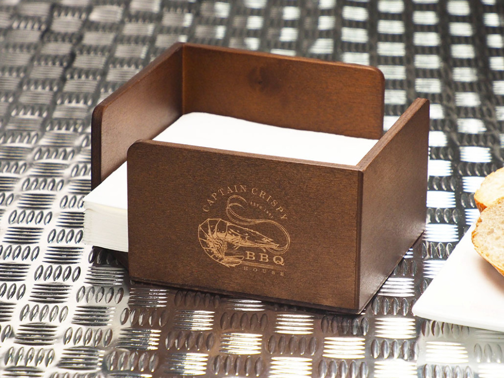 Logotrade promotional item image of: Napkin box 1957121