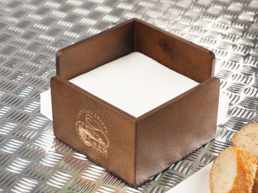 Logo trade promotional merchandise image of: Napkin box 1957121