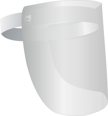 Logo trade promotional items picture of: TEMIDA tilting face shield 1424162