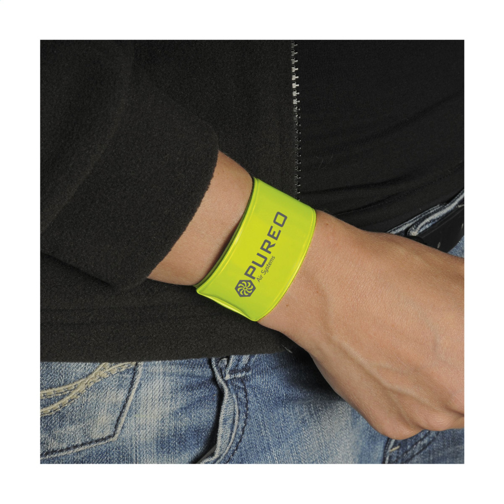 Logo trade promotional giveaways picture of: SnapWrap fluorescent armband