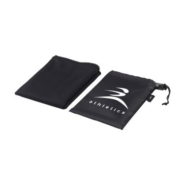 Logo trade promotional gift photo of: CoolDown RPET sports cooling towel