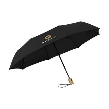 Logo trade promotional giveaways picture of: Michigan foldable RCS RPET umbrella 21 inch