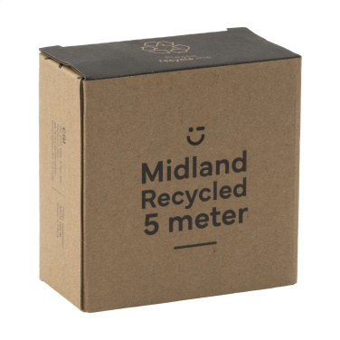 Logo trade promotional giveaways image of: Midland Recycled 5 metre tape measure