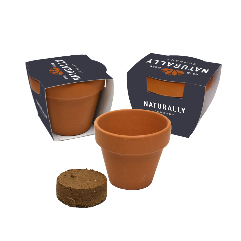 Logo trade promotional products picture of: Flowermix Terracotta flower seeds