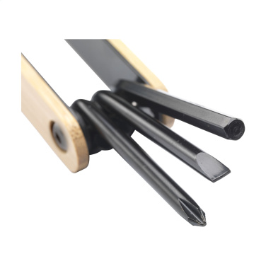 Logo trade advertising products picture of: Bamboo Black Tool multi tool