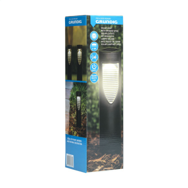 Logo trade promotional merchandise photo of: Grundig Solar LED-Light Warm White