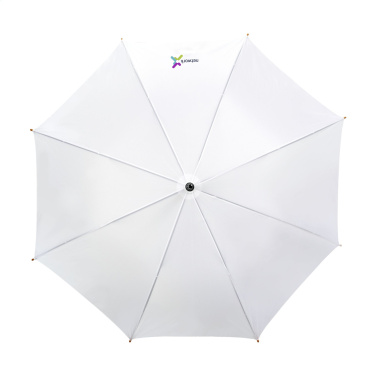 Logo trade promotional giveaways image of: FirstClass RCS RPET umbrella 23 inch