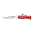 Opinel Colorama No 08 pocket knife, red