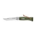 Opinel Colorama No 08 pocket knife, green