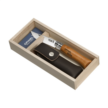 Logo trade promotional items image of: Opinel No 08 Carbon pocket knife