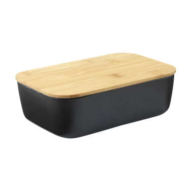 Logo trade promotional merchandise photo of: Midori Bamboo Lunchbox