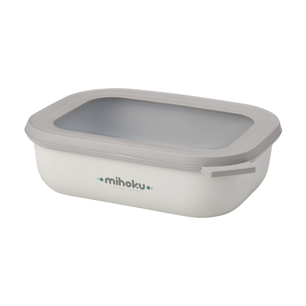 Logotrade corporate gift image of: Mepal Cirqula multi use rectangular bowl 1 L lunchbox