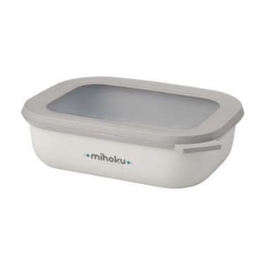 Logo trade promotional products image of: Mepal Cirqula multi use rectangular bowl 1 L lunchbox