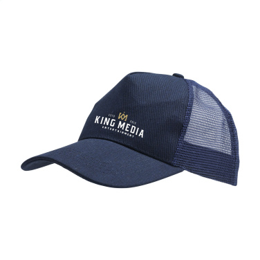 Logo trade corporate gift photo of: Trucker Recycled Cotton cap