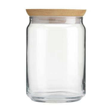 Logo trade corporate gifts image of: Wood Jar Storage