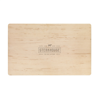 Logo trade corporate gifts image of: Alder Wood Cutting Board