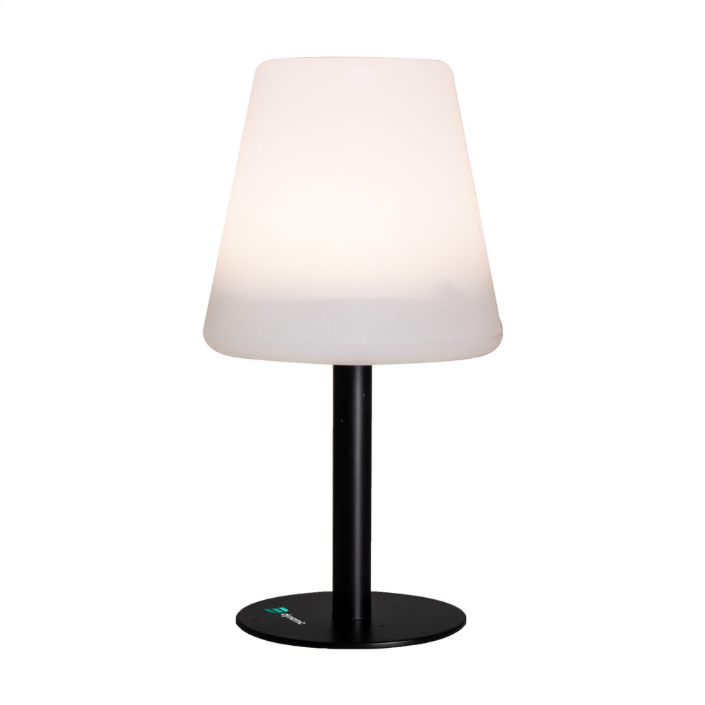 Logo trade corporate gifts image of: Gusta Solar Table Lamp