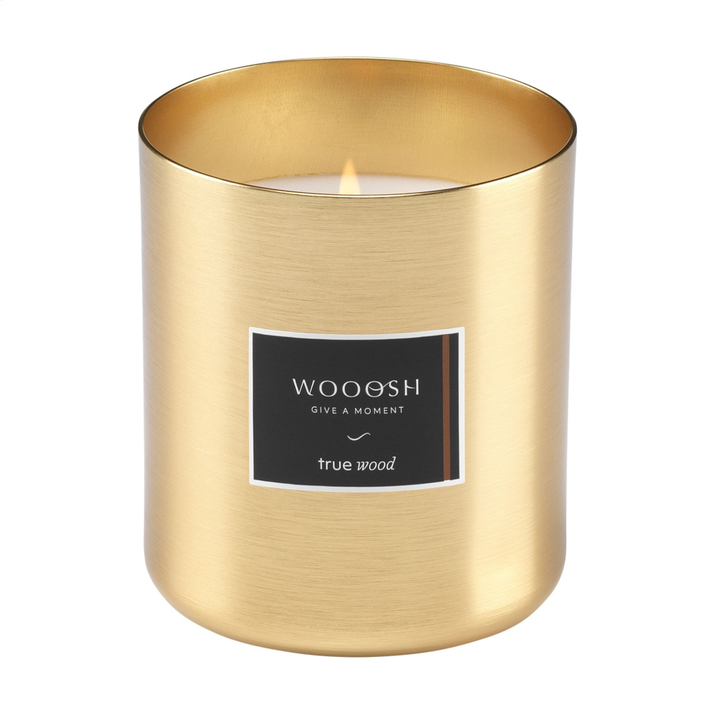 Logo trade promotional items image of: Wooosh Scented Candle True Wood