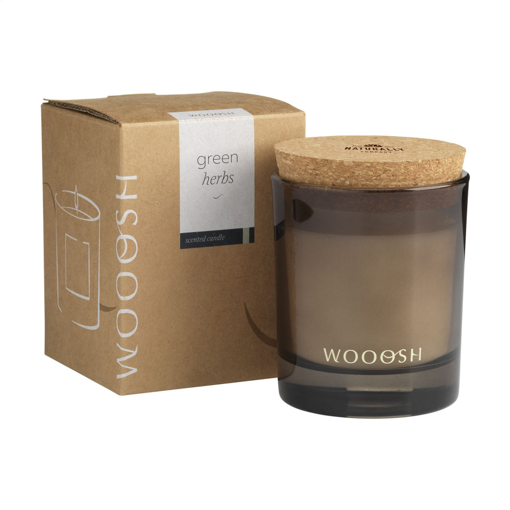 Logo trade business gift photo of: Wooosh Scented Candle Green Herbs