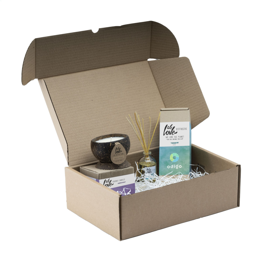 Logo trade promotional gifts image of: We Love The Planet Giftset Scent