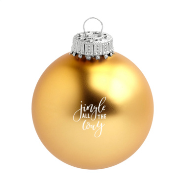 Logo trade promotional giveaway photo of: Christmas Bauble Ø 6 cm - Made in Europe