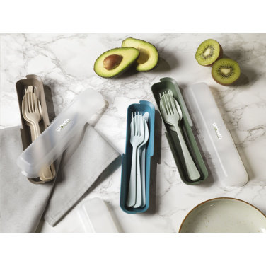 Logo trade promotional gifts image of: Outdoor 3-piece Cutlery Set