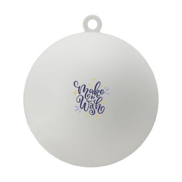 Logotrade promotional item picture of: Christmas Bauble Ø 7 cm Recycled PP - Made in Europe