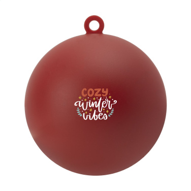 Logotrade promotional gift picture of: Christmas Bauble Ø 7 cm Recycled PP - Made in Europe