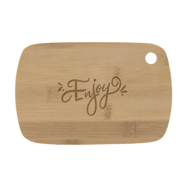 Logo trade corporate gifts image of: Bamboo Cheese Platter 2-pcs