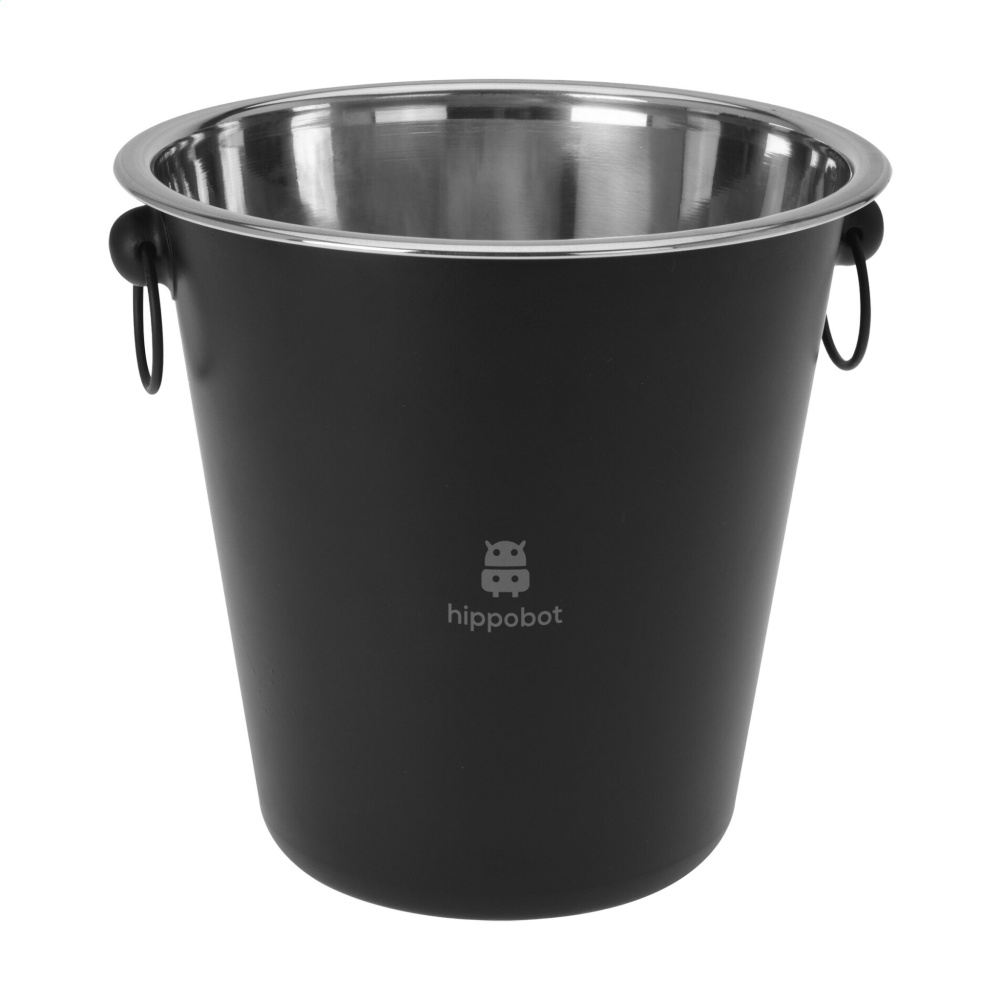 Logo trade advertising product photo of: CoolBlack Champagne Bucket