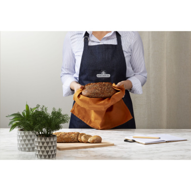 Logo trade business gift photo of: Apron GRS Recycled Denim (220 g/m²)