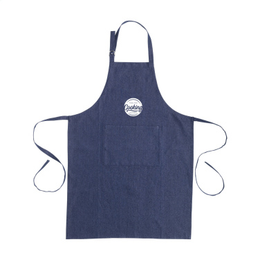 Logo trade corporate gifts picture of: Apron GRS Recycled Denim (220 g/m²)