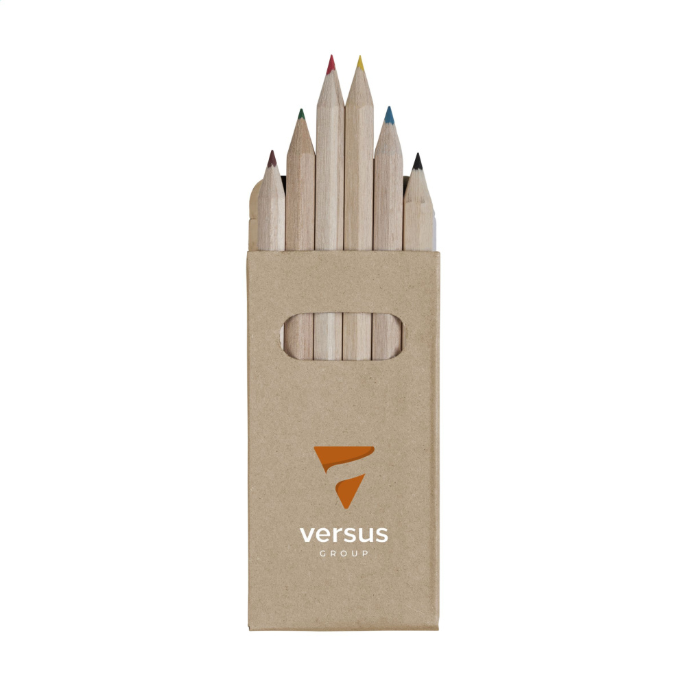 Logo trade promotional gift photo of: SixColour coloured pencils