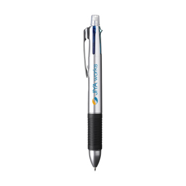 Logo trade promotional merchandise picture of: Quintet 5-in-1 pen pencil