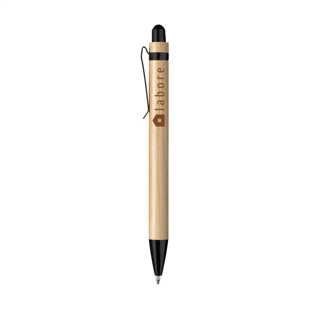 Logo trade corporate gift photo of: Boston Bamboo pen