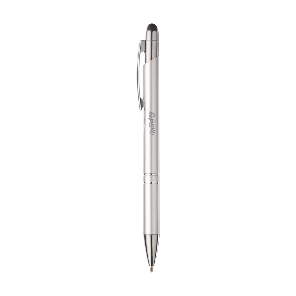 Logotrade promotional gift picture of: Ebony Touch stylus pen