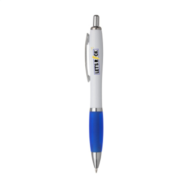 Logo trade corporate gifts image of: Athos White pen