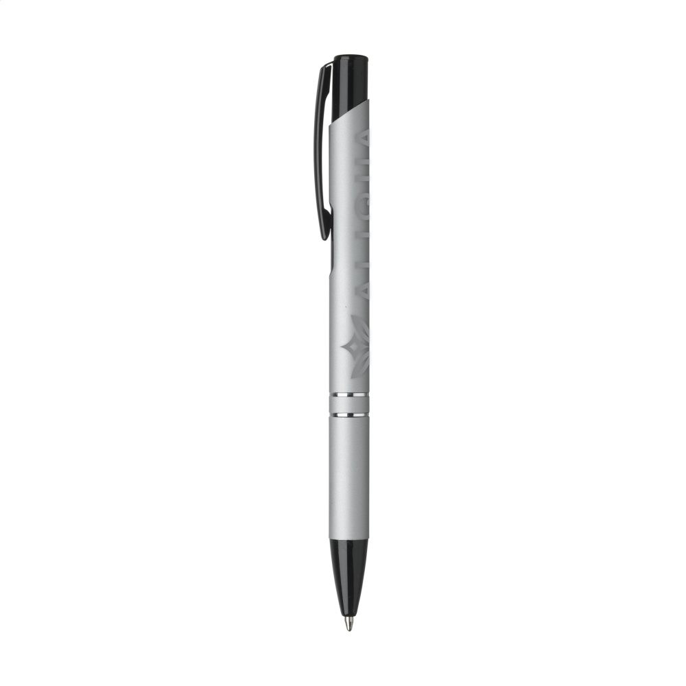 Logotrade promotional merchandise photo of: Ebony Rubberised pen