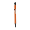 Ebony Rubberised pen, orange