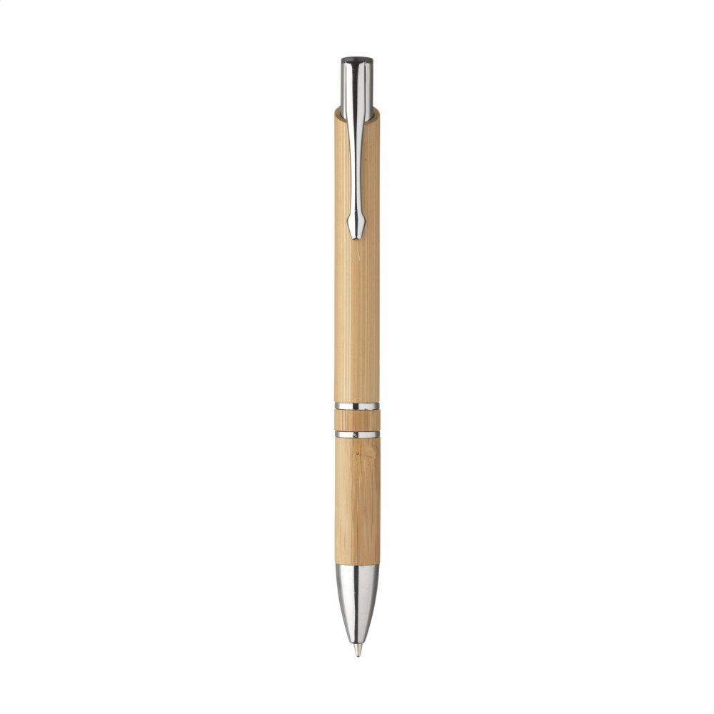 Logo trade promotional gifts image of: Ebony Bamboo pen