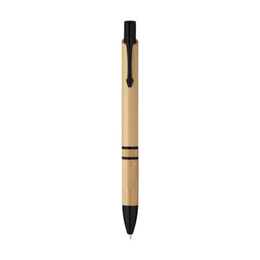 Logo trade promotional gift photo of: Ebony Bamboo pen